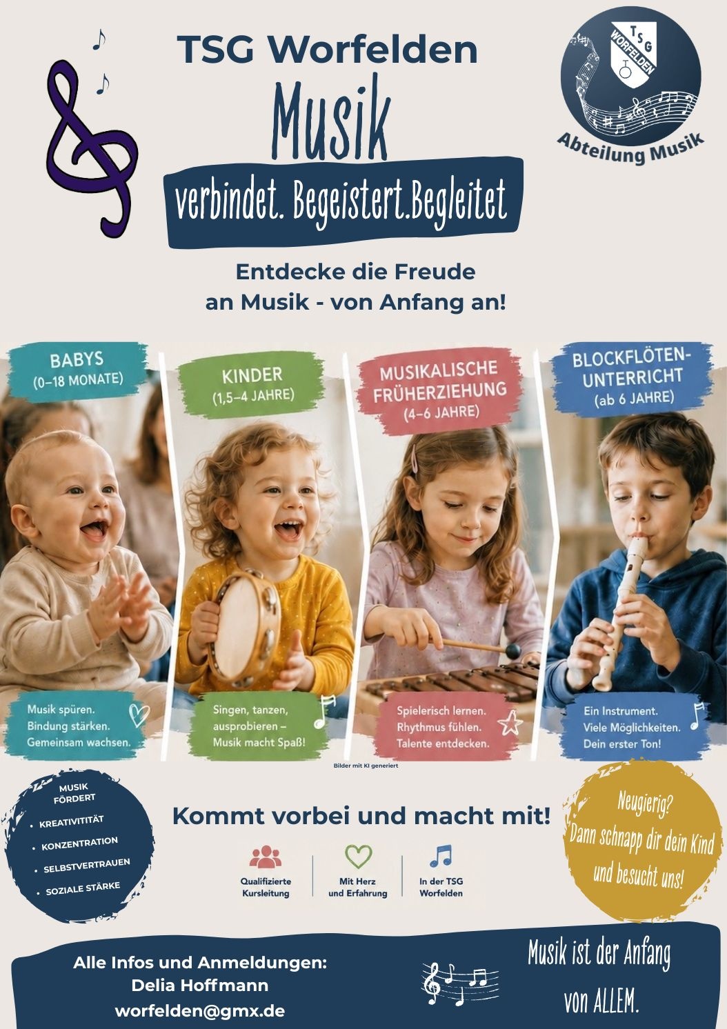 Tsg Worfelden musik kinder